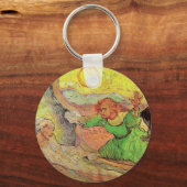 Fokken van Lazarus na Rembrandt van Gogh Sleutelhanger (Voorkant)