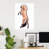 Fokken van Noorse Fjord-paarden Poster (Thuiskantoor)