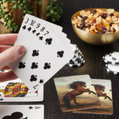 fokken van wilde paarden pokerkaarten (Insitu)