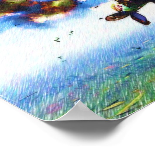 Fokker D.VII shotdown by Nieuport 28.C1 Poster (Hoek)