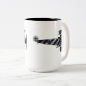 Fokker DR.1 239/17 Mok! Tweekleurige Koffiemok (Voorkant rechts)