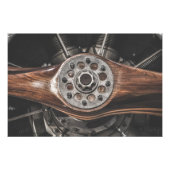 Fokker E III Eindecker WWWI Vliegtuig Propeller Foto Afdruk (Voorkant)