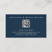 Fokker QR-code Kennel Monogram Visitekaartje (Achterkant)