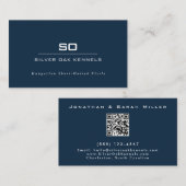 Fokker QR-code Kennel Monogram Visitekaartje (Voorkant / Achterkant)