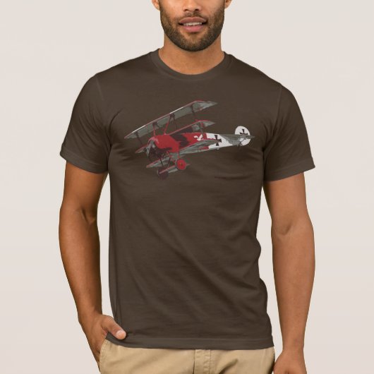 Fokker triplane t-shirt (Voorkant)