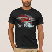 Fokker-vliegtuig van Red Baron T-shirt (Voorkant)