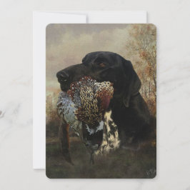 Fokkers die jagen met de Duitse horthaasboomstamme Kaart