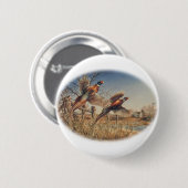 Fokkers - Grote jacht op het boerderij Ronde Button 5,7 Cm (Voorkant /achterkant)