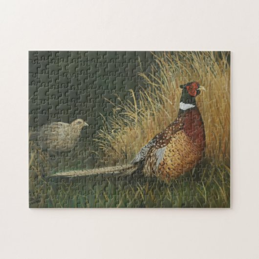 Fokkers in de Grass Bird Art Puzzle Legpuzzel (Horizontaal)