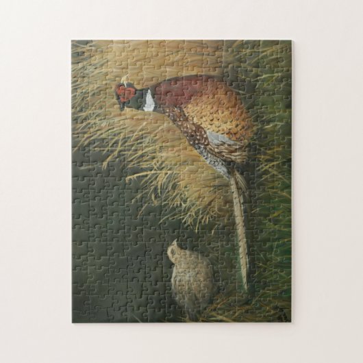 Fokkers in de Grass Bird Art Puzzle Legpuzzel (Verticaal)