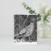 Fokmiddel (Rooster) Briefkaart (Staand voorkant)
