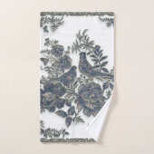 Fokmiddelen in bloemen bad handdoek (Handdoek)