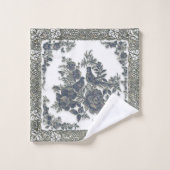 Fokmiddelen in bloemen bad handdoek (Wasdoekje)