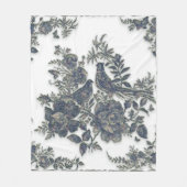 Fokmiddelen in bloemen fleece deken (Voorkant)