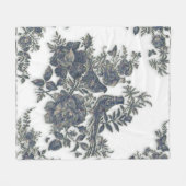 Fokmiddelen in bloemen fleece deken (Voorkant (Horizontaal))