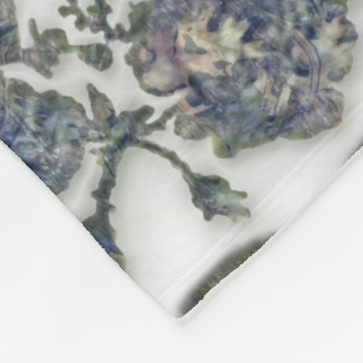 Fokmiddelen in bloemen fleece deken (Hoek)