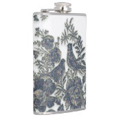 Fokmiddelen in bloemen heupfles (Rechts)