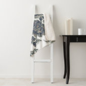 Fokmiddelen in bloemen sherpa deken (In situ)