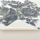 Fokmiddelen in bloemen sherpa deken (3/4)