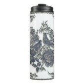 Fokmiddelen in bloemen thermosbeker (Voorkant)