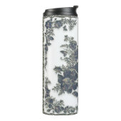 Fokmiddelen in bloemen thermosbeker (Gedraaid links)