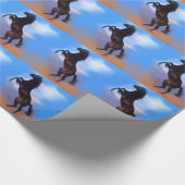 fokpaard cadeaupapier (Hoek)