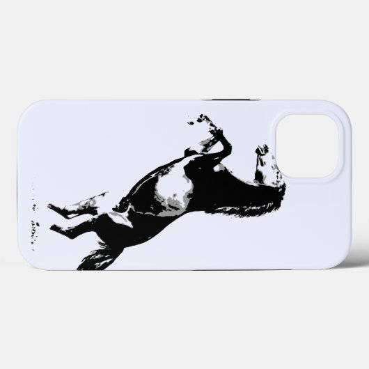 fokpaard Case-Mate iPhone case (Achterkant (horizontaal))