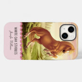 fokpaard Golden Palomino Case-Mate iPhone Case (Achterkant (horizontaal))