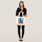 fokpaard grote tote bag (Voorkant (model))