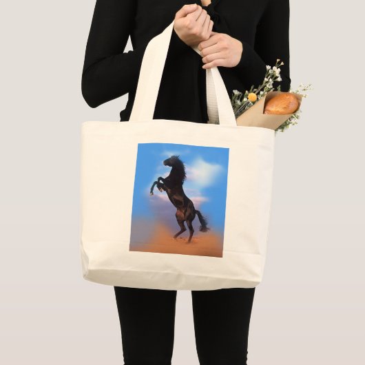 fokpaard grote tote bag (Voorkant (product))