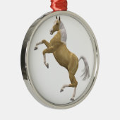fokpaard metalen ornament (Rechts)