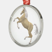 fokpaard metalen ornament (Links)