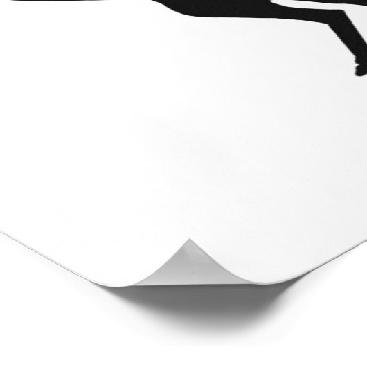 fokpaard poster (Hoek)