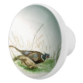 Fokstoffen in het veld keramische knop (Rechts)