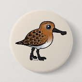 Fokzandpiper Ronde Button 7,6 Cm (Voorkant)