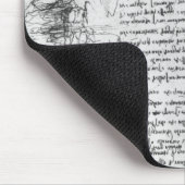 Fol.145v-b, pagina van Da Vinci's notebook Muismat (Hoek)