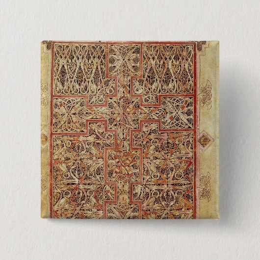 Fol.220 tapijtpagina, van de Lichfield Vierkante Button 5,1 Cm (Voorkant)