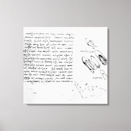 Fol. 49v van de Codex Arundel 263, 1490-1518 Canvas Afdruk (Voorkant)