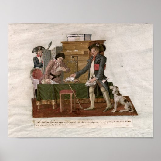 Fol.55 Landenfolk en de Geldwisselaar Poster (Voorkant)
