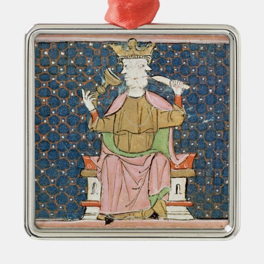 Fol.57v Januari: Janus Metalen Ornament (Voorkant)