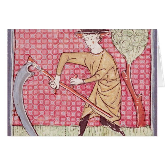 Fol.58v Juni: Haymaking (Voorkant Horizontaal)