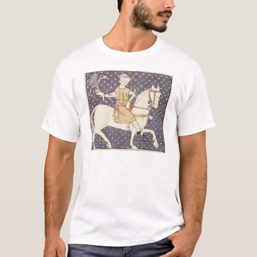 Fol.58v mei: Falconry T-shirt (Voorkant)