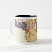 Fol.58v mei: Falconry Tweekleurige Koffiemok (Voorkant links)