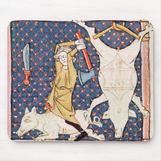 Fol.59v december: Varkens doden Muismat (Voorkant)