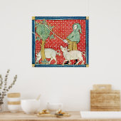 Fol.59v November: Het verzamelen van havens Poster (Keuken)