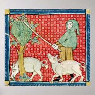 Fol.59v November: Het verzamelen van havens Poster