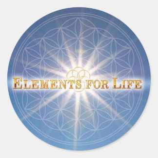 FOL Sticker, Elements for Life Ronde Sticker