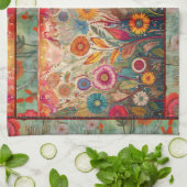 Fold Art Garden Tapestry Keukenhanddoek (Gevouwen)