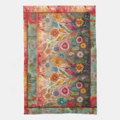 Fold Art Garden Tapestry Keukenhanddoek (Verticaal)