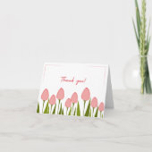 Foldable Floral Thank You Card Bedankkaart (Voorkant)
